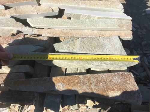 Горбушка златолит золотистый для облицовки купить в Севастополе