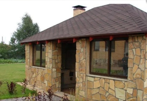 Плитняк златолит жёлтый для фасада 1,5-3 см купить в Севастополе