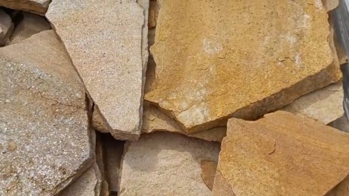 Плитняк златолит жёлтый для цоколя купить в Севастополе