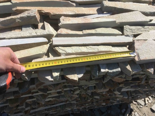 Горбушка златолит золотистый для облицовки купить в Севастополе