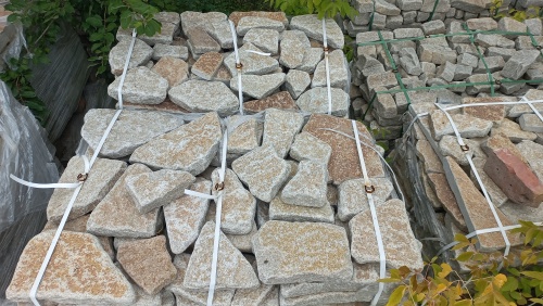 Гранитный плитняк галтованный для парковки купить в Севастополе