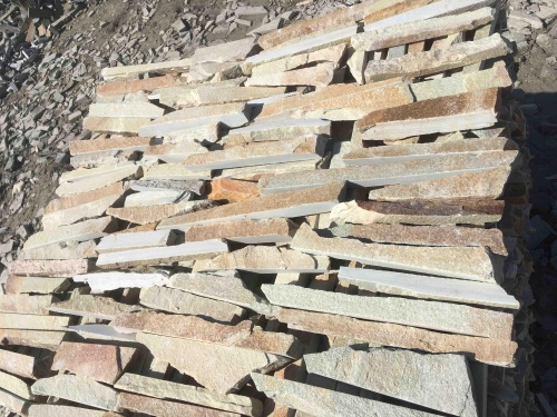 Горбушка златолит золотистый для облицовки купить в Севастополе