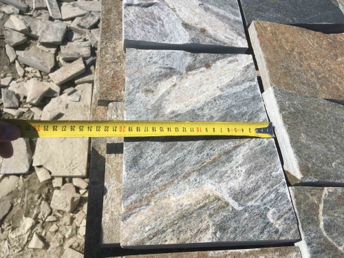 Плитка пилёная златолит Уральский для цоколя, отмостки купить в Севастополе