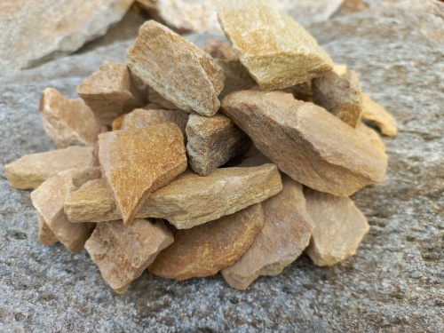 Златолит жёлтый декоративная каменная крошка купить в Севастополе