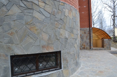 Плитняк златолит Уральский  для фасада купить в Севастополе